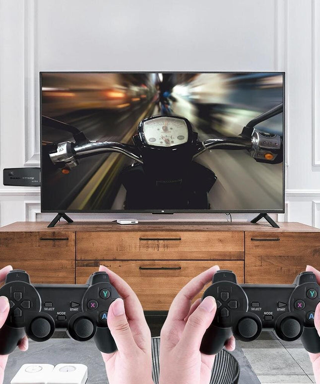 TV žaidimų konsolė 2.4G Game Stick 4K 32GB, su 20000 žaidimų