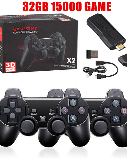Vaizdo žaidimų lazdelė 4K GD10 konsolė 2.4G dvigubas belaidis valdiklis 40000 žaidimų 128GB retro žaidimai, skirti TV berniukui dų dovana
