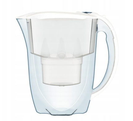 Vandens filtravimo ąsotis Aquaphor Amethyst 2,8L, su B25 Maxfor vandens filtrų, 10 vnt, baltas