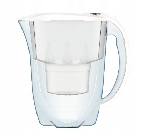 Vandens filtravimo ąsotis Aquaphor Amethyst 2,8L, su B25 Maxfor vandens filtrų, 10 vnt, baltas