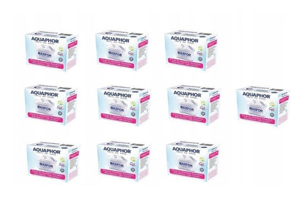 Vandens filtravimo ąsotis Aquaphor Amethyst 2,8L, su B25 Maxfor vandens filtrų, 10 vnt, baltas