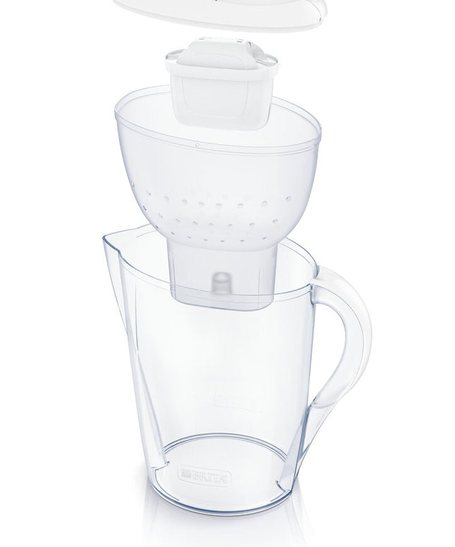 Vandens filtravimo ąsotis Brita Marella XL, 3,5L, baltas, su 3 vnt Maxtra Pro vandens filtrų