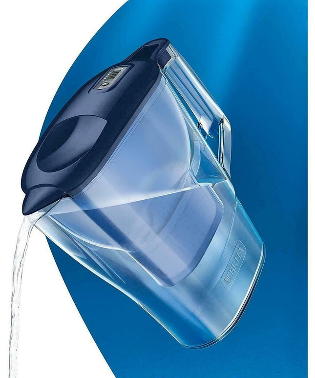 Vandens filtravimo ąsotis Brita Aluna, 2,4l, mėlynas, su 1 vnt Maxtra+ vandens filtru
