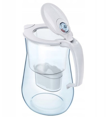 Vandens filtravimo ąsotis Aquaphor Onyx, 4,2l, baltas, su 3 vnt B25 Maxfor Mg vandens filtrais
