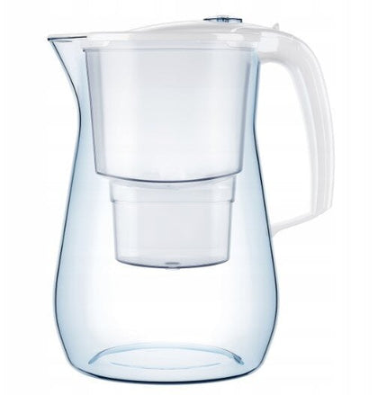 Vandens filtravimo ąsotis Aquaphor Onyx, 4,2l, baltas, su 3 vnt B25 Maxfor Mg vandens filtrais