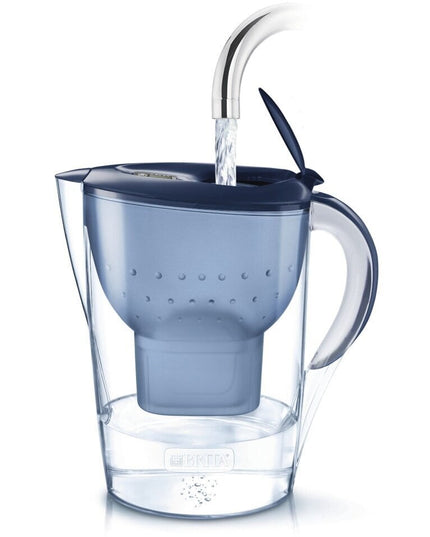 Vandens filtravimo ąsotis Brita Marella XL Memo, 3,5l, mėlynas, su 1 vnt Maxtra+ vandens filtru