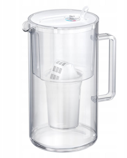 Stiklinis vandens filtro ąsotis Aquaphor Nord A5 H, 2.5l, baltas