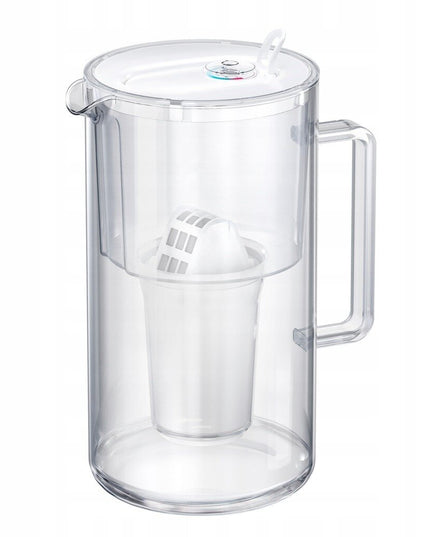 Vandens filtravimo ąsotis Aquaphor Nord A5 White Glass filter jug, baltas
