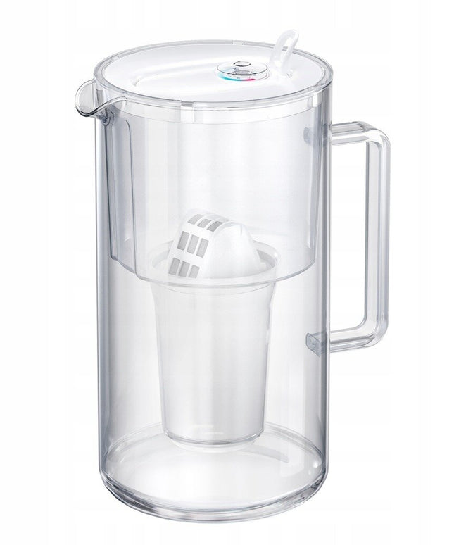 Vandens filtravimo ąsotis Aquaphor Nord A5 White Glass filter jug, baltas