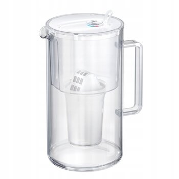 Vandens filtravimo ąsotis Aquaphor Nord A5 White Glass filter jug, baltas