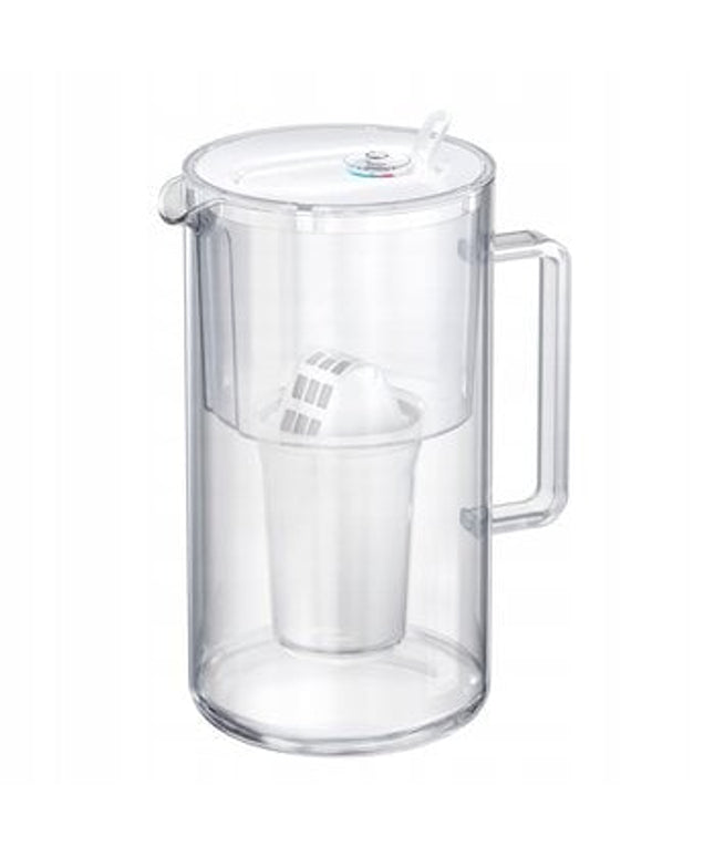 Vandens filtravimo ąsotis Aquaphor Nord A5 White Glass filter jug, baltas