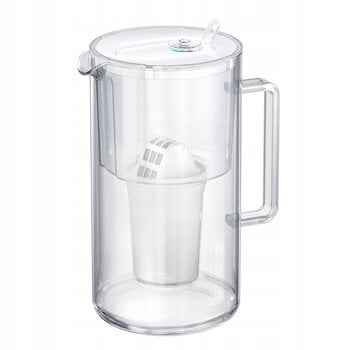 Vandens filtravimo ąsotis Aquaphor Nord A5 White Glass filter jug, baltas
