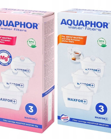 Vandens filtrai Aquaphor Maxfor B25, 6 vnt: 3 vnt Maxfor + 3 vnt Maxfor MG