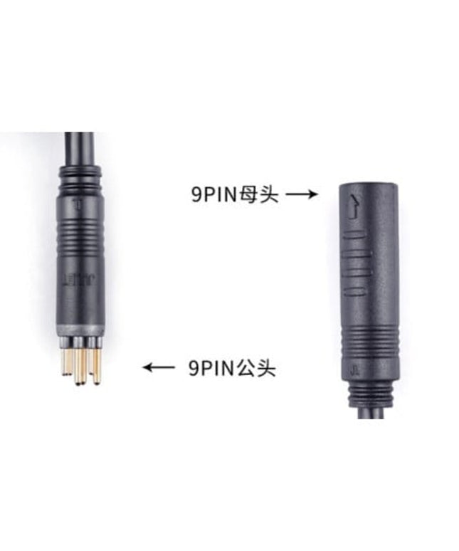 Variklio laido prailginimas elektriniams dviračiams 120cm / 9pin