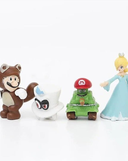 Žaidimo figūrėlės Super Mario Bros, 48 vnt, su maišeliu
