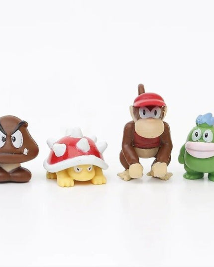 Žaidimo figūrėlės Super Mario Bros, 48 vnt, su maišeliu