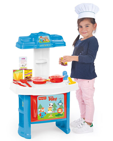 Virtuvėlė 64 cm Dolu Fisher Price, su 19 priedų, 1820