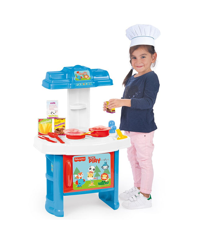 Virtuvėlė 64 cm Dolu Fisher Price, su 19 priedų, 1820