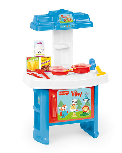 Virtuvėlė 64 cm Dolu Fisher Price, su 19 priedų, 1820