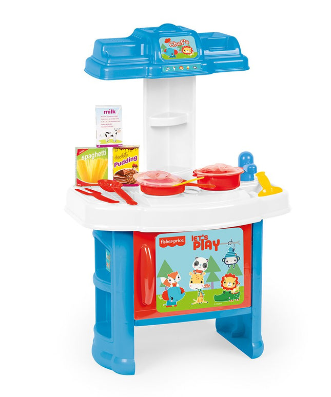 Virtuvėlė 64 cm Dolu Fisher Price, su 19 priedų, 1820