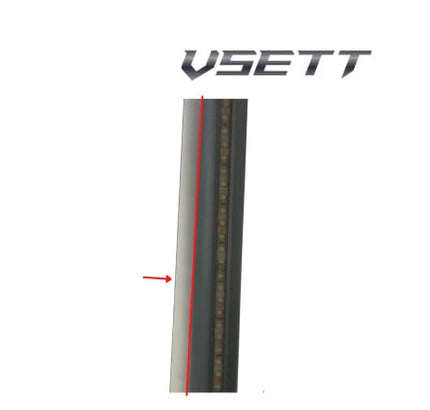 VSETT8 8+ Akrilinis lempos dangtelis 390mm