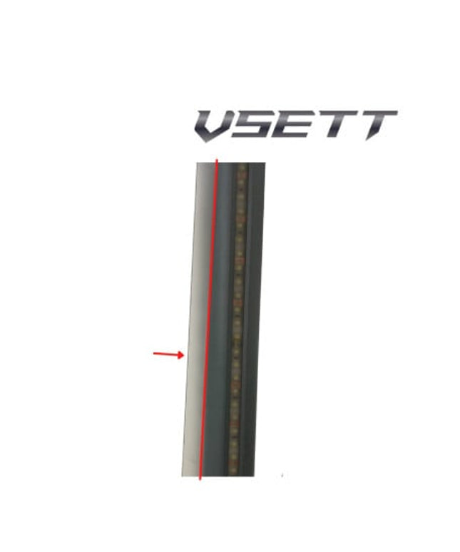 VSETT8 8+ Akrilinis lempos dangtelis 390mm