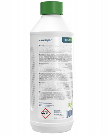 Universali kavos aparatų nukalkinimo priemonė Wessper Cleanmax, 500 ml