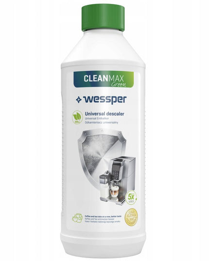 Universali kavos aparatų nukalkinimo priemonė Wessper Cleanmax, 500 ml