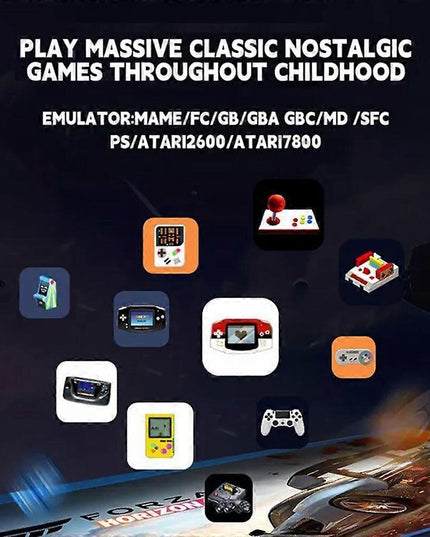 Retro žaidimų konsolė X2 Ultra Game Stick 4k, su 35 000 žaidimų