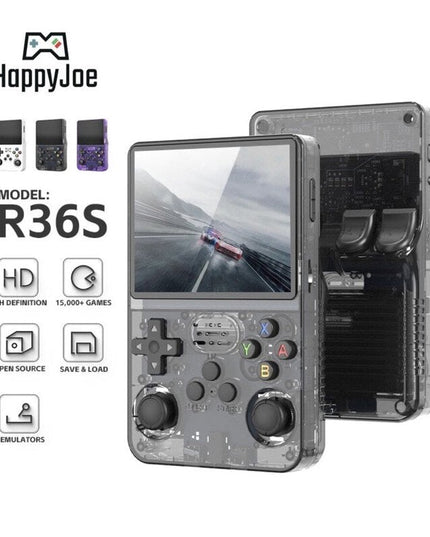 Žaidimų konsolė R36S, 64 GB - 15000 žaidimų viduje!