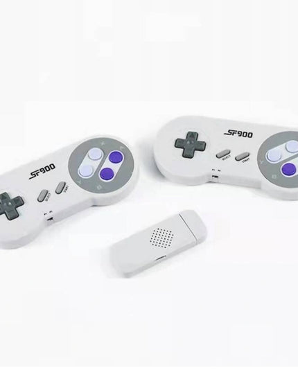 Belaidė retro žaidimų konsolė su dviem pulteliais, su 926 žaidimų