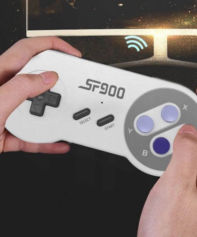 Belaidė retro žaidimų konsolė su dviem pulteliais, su 926 žaidimų