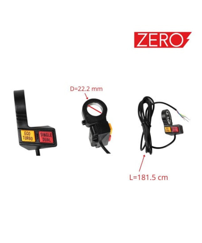 ZERO 10X jungiklis (ECO/TURBO ir SINGLE/DUAL)